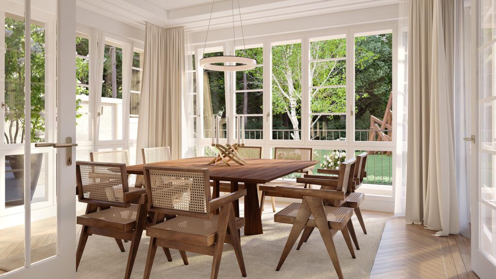 3D Visualisierung einer Luxuswohnung in der CHAMI 9